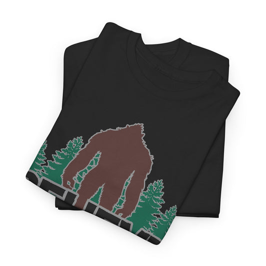Believe T-Shirt in Black, Folded View - Cryptid Collection
